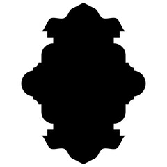 Islamic Label Emblem Shape Glyph Pictogram symbol visual illustration