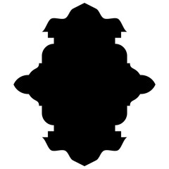 Islamic Label Emblem Shape Glyph Pictogram symbol visual illustration