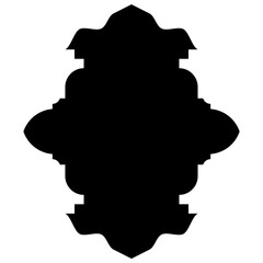 Islamic Label Emblem Shape Glyph Pictogram symbol visual illustration