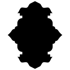 Islamic Label Emblem Shape Glyph Pictogram symbol visual illustration