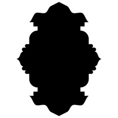 Islamic Label Emblem Shape Glyph Pictogram symbol visual illustration