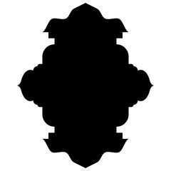 Islamic Label Emblem Shape Glyph Pictogram symbol visual illustration