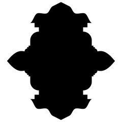Islamic Label Emblem Shape Glyph Pictogram symbol visual illustration