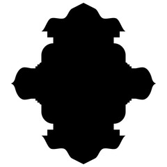 Islamic Label Emblem Shape Glyph Pictogram symbol visual illustration