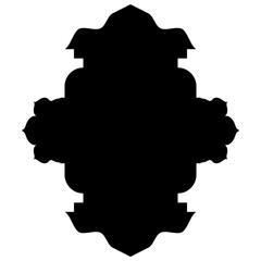 Islamic Label Emblem Shape Glyph Pictogram symbol visual illustration