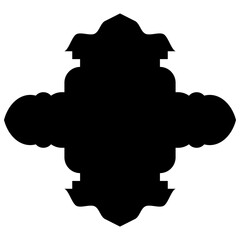 Islamic Label Emblem Shape Glyph Pictogram symbol visual illustration