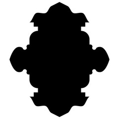 Islamic Label Emblem Shape Glyph Pictogram symbol visual illustration