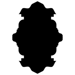 Islamic Label Emblem Shape Glyph Pictogram symbol visual illustration