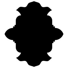 Islamic Label Emblem Shape Glyph Pictogram symbol visual illustration