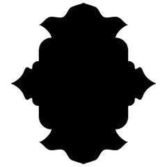 Islamic Label Emblem Shape Glyph Pictogram symbol visual illustration