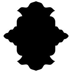 Islamic Label Emblem Shape Glyph Pictogram symbol visual illustration