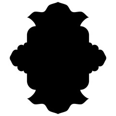 Islamic Label Emblem Shape Glyph Pictogram symbol visual illustration