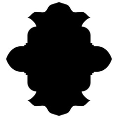 Islamic Label Emblem Shape Glyph Pictogram symbol visual illustration