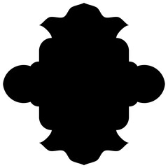 Islamic Label Emblem Shape Glyph Pictogram symbol visual illustration