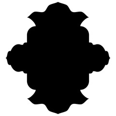 Islamic Label Emblem Shape Glyph Pictogram symbol visual illustration