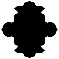 Islamic Label Emblem Shape Glyph Pictogram symbol visual illustration
