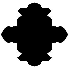 Islamic Label Emblem Shape Glyph Pictogram symbol visual illustration