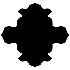 Islamic Label Emblem Shape Glyph Pictogram symbol visual illustration