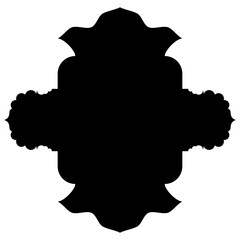 Islamic Label Emblem Shape Glyph Pictogram symbol visual illustration