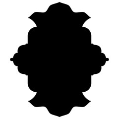 Islamic Label Emblem Shape Glyph Pictogram symbol visual illustration