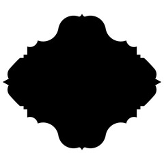 Islamic Label Emblem Shape Glyph Pictogram symbol visual illustration