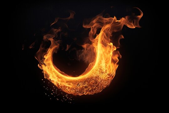 Moon fire bonfire flame.