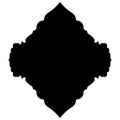 Islamic Label Emblem Shape Glyph Pictogram symbol visual illustration