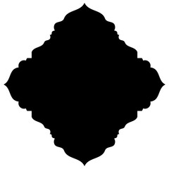Islamic Label Emblem Shape Glyph Pictogram symbol visual illustration