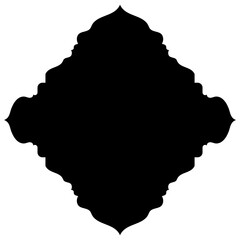 Islamic Label Emblem Shape Glyph Pictogram symbol visual illustration