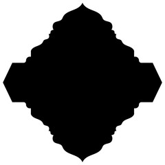 Islamic Label Emblem Shape Glyph Pictogram symbol visual illustration