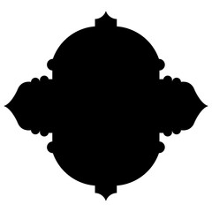 Islamic Label Emblem Shape Glyph Pictogram symbol visual illustration