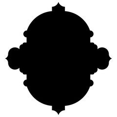 Islamic Label Emblem Shape Glyph Pictogram symbol visual illustration