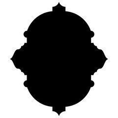 Islamic Label Emblem Shape Glyph Pictogram symbol visual illustration