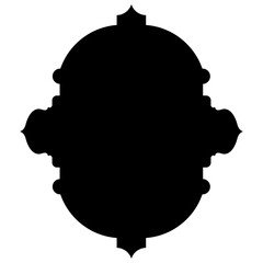 Islamic Label Emblem Shape Glyph Pictogram symbol visual illustration
