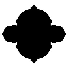 Islamic Label Emblem Shape Glyph Pictogram symbol visual illustration