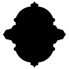 Islamic Label Emblem Shape Glyph Pictogram symbol visual illustration
