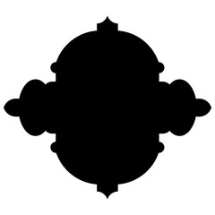 Islamic Label Emblem Shape Glyph Pictogram symbol visual illustration
