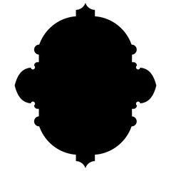 Islamic Label Emblem Shape Glyph Pictogram symbol visual illustration