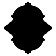 Islamic Label Emblem Shape Glyph Pictogram symbol visual illustration