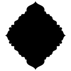 Islamic Label Emblem Shape Glyph Pictogram symbol visual illustration