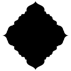 Islamic Label Emblem Shape Glyph Pictogram symbol visual illustration