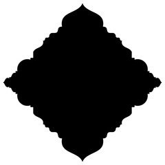 Islamic Label Emblem Shape Glyph Pictogram symbol visual illustration