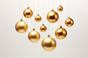 Gold lighting jewelry illuminated.