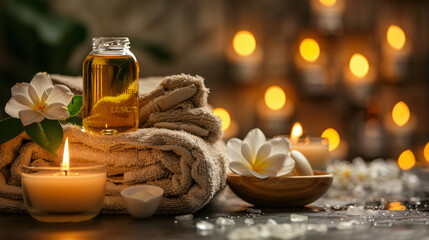 Obraz na płótnie Canvas Luxury aromatherapy spa treatment