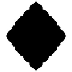 Islamic Label Emblem Shape Glyph Pictogram symbol visual illustration