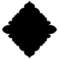 Islamic Label Emblem Shape Glyph Pictogram symbol visual illustration