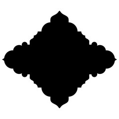 Islamic Label Emblem Shape Glyph Pictogram symbol visual illustration