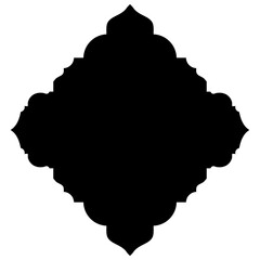 Islamic Label Emblem Shape Glyph Pictogram symbol visual illustration