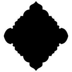 Islamic Label Emblem Shape Glyph Pictogram symbol visual illustration