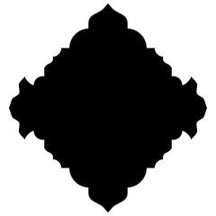 Islamic Label Emblem Shape Glyph Pictogram symbol visual illustration